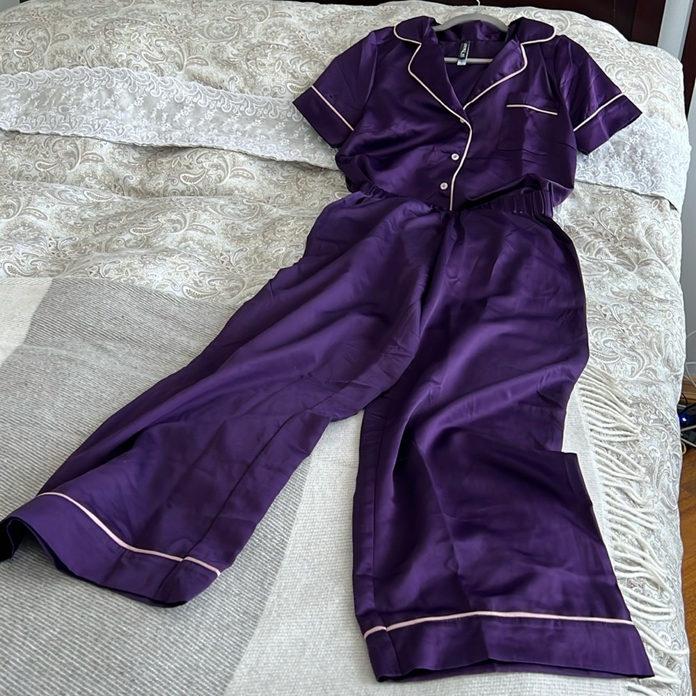 Women’s Soft Satin Pajama set by “Adore me”